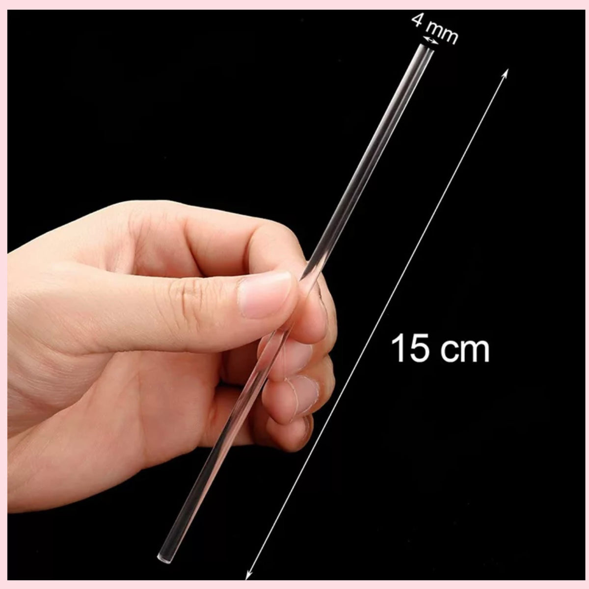 Crystal Clear Lollipop Sticks for Cake Pops or Lollipop candy 6 (15cm –  Bella's Details Shop