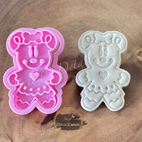 Gingerbread Mouse Cookie Cutter and Embosser