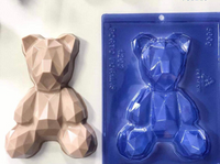 Geometric Bear Mold /3 part