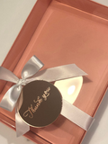 Thank You Acrylic Mirror Tags Rose Gold / 3in