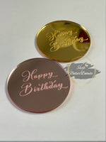 Happy Birthday Cupcake Topper/Gift Tags