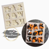 Halloween Letters Mold
