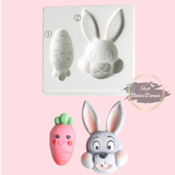 Bunny and Carrot Mold