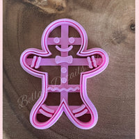 Gingerbread Man Stamp 3in