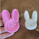 Bunny Cookie Cutter with Stamp