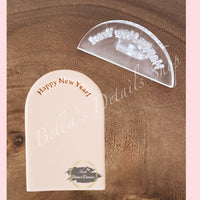 Happy New Year Acrylic Stamp Arch